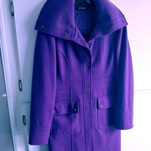 GUESS violet wool coat gr.M